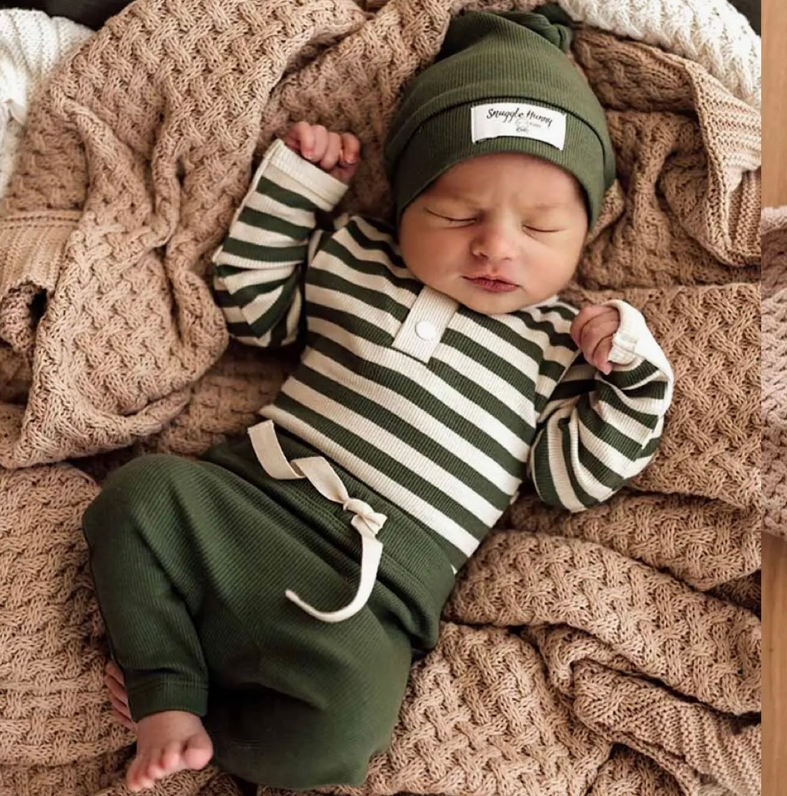 Olive Organic Pants