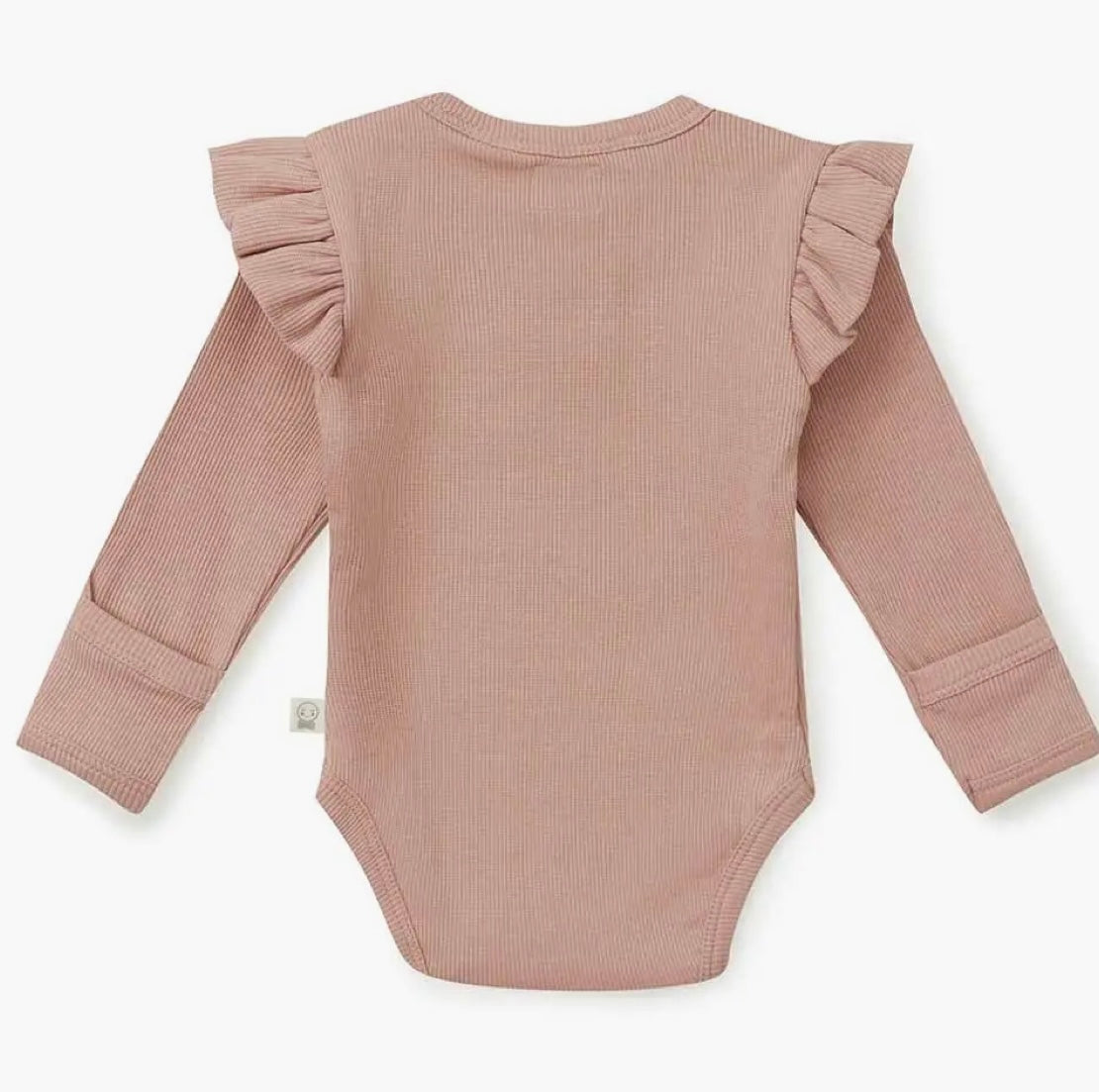 Rose Long Sleeve Organic Bodysuit