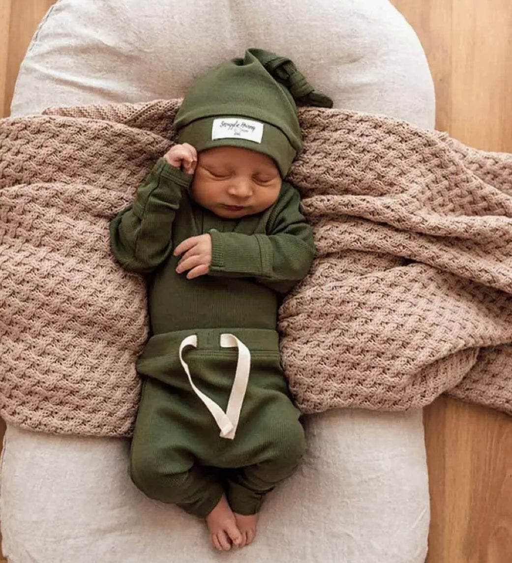 Olive Organic Pants
