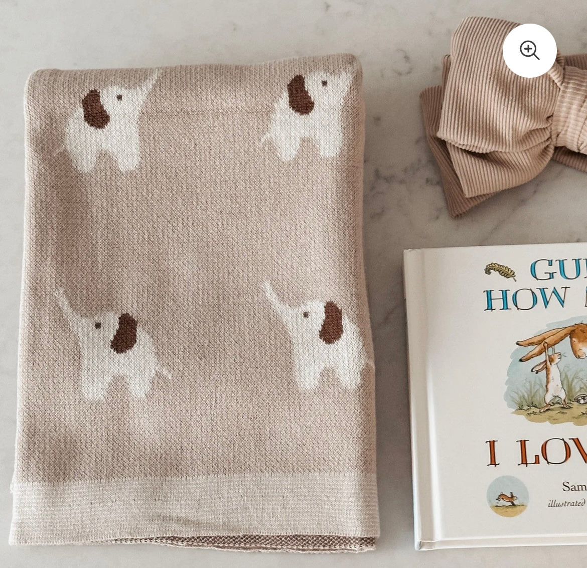Elephant baby blanket