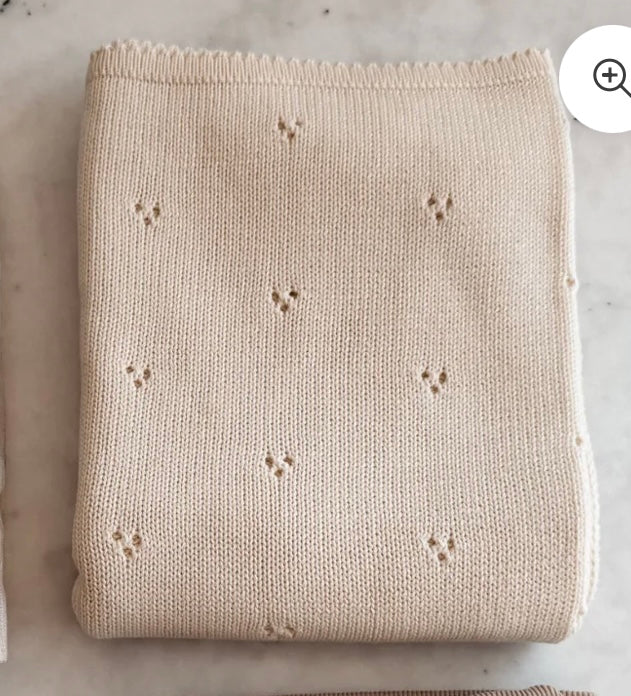 Cloudy baby blanket
