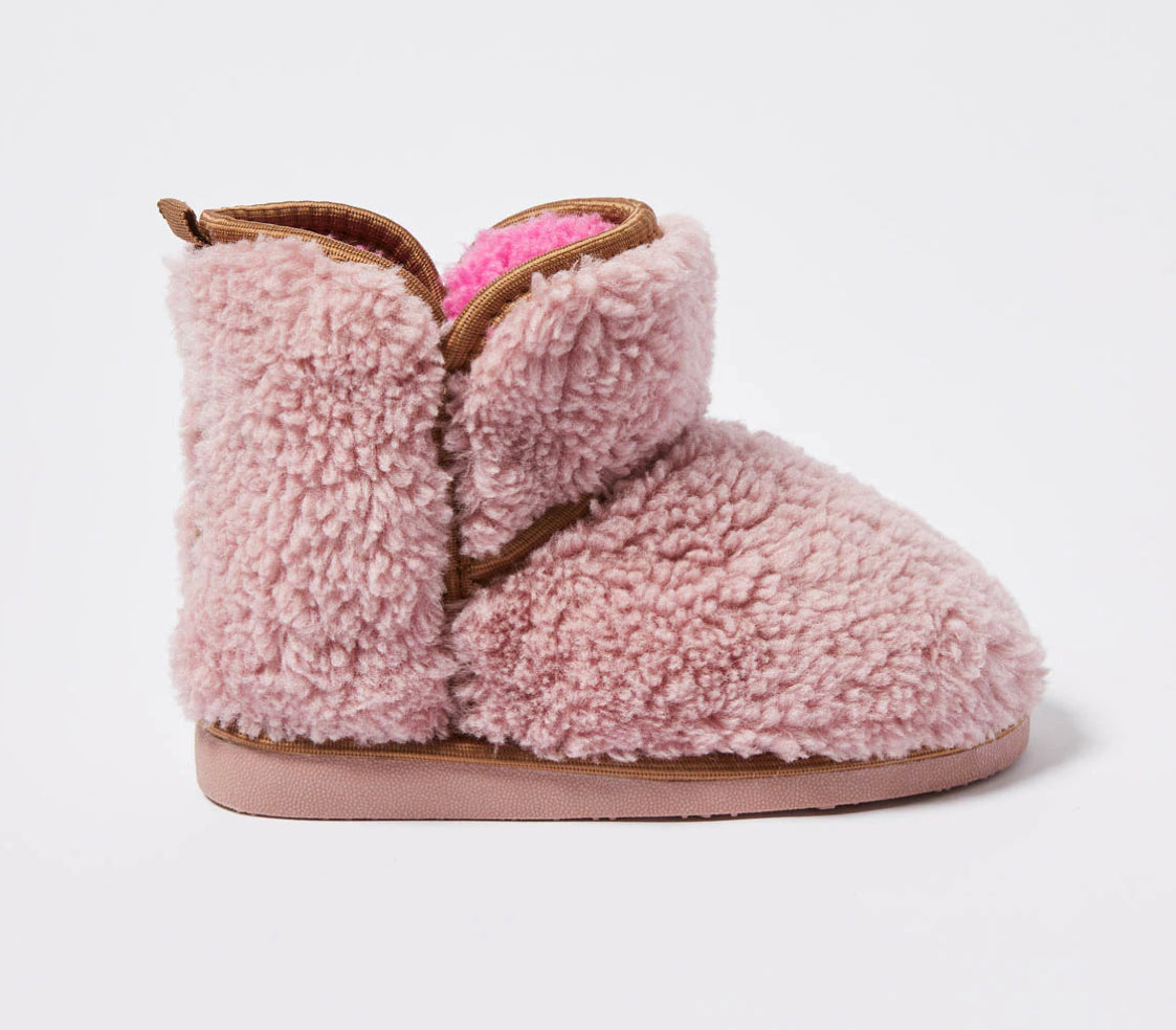 Bootie Slippers Sheepskin Slippers Kids Children's Sheepskin